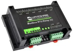 Industrial-Grade 8-Channel RS485 Magnetic Latching Relay Module Modbus RTU Protocol Guide Rail housing Industrial-Grade 8-Channel RS485 Magnetic Latching Relay Module Modbus RTU Protocol Guide Rail housing
