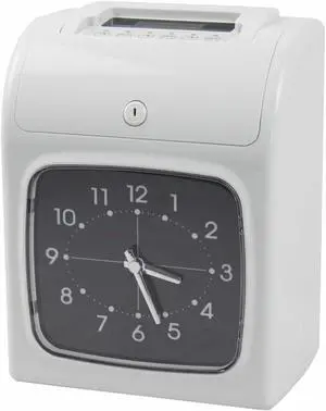 Digital Attendance Machine Time Recorder Fingerprint/Password Punch Card Office Staffs Check in Punching Machine for Small Businesses Digital Attendance Machine Time Recorder Fingerprint/Password Punch Card Office Staffs Check in Punching Machine for Small Businesses
