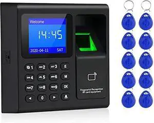 Time Clocks For Employees Small Business Biometric Fingerprint Time Attendance Terminal Clock Machine Office Punch Clock Automatic In No Monthly Fee Automatic Report Time Clocks For Employees Small Business Biometric Fingerprint Time Attendance Terminal Clock Machine Office Punch Clock Automatic In No Monthly Fee Automatic Report
