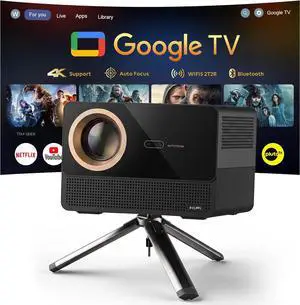 3500 ANSI Lumens Licensed Google TV Projector, Native 1080P 4K Supported Smart Projector with Auto Focus, Keystone, WiFi Bluetooth for Bedroom Home Theater Outdoor Movies 3500 ANSI Lumens Licensed Google TV Projector, Native 1080P 4K Supported Smart Projector with Auto Focus, Keystone, WiFi Bluetooth for Bedroom Home Theater Outdoor Movies