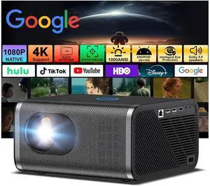 Projector with WiFi and Bluetooth 4K Support Movie Projector for Bedroom Projector with WiFi and Bluetooth 4K Support Movie Projector for Bedroom
