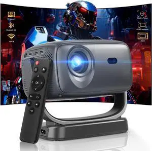 4K Smart Portable Projector with 5G WiFi,Bluetooth 5.2,600 ANSI Projector with Built in App,1080P Outdoor Movie Projector with 4P4D Correction,Rotatable 180°,Max 220" Compatible with iPhone/Android/TV 4K Smart Portable Projector with 5G WiFi,Bluetooth 5.2,600 ANSI Projector with Built in App,1080P Outdoor Movie Projector with 4P4D Correction,Rotatable 180°,Max 220" Compatible with iPhone/Android/TV