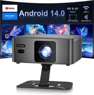 Smart Mini Projector with Wifi and Bluetooth - Portbale Movie Projectors for Outdoor/Bedroom, Autofocus & Auto Keystone Smart Mini Projector with Wifi and Bluetooth - Portbale Movie Projectors for Outdoor/Bedroom, Autofocus & Auto Keystone