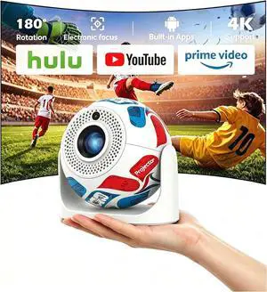 Mini Portable Projector with WiFi & Bluetooth Electric Focus Mini Portable Projector with WiFi & Bluetooth Electric Focus