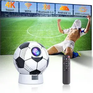 World Cup 2026 Projector with WiFi and Bluetooth, Portable Outdoor Movie Projector Compatible with Smartphone, Fire TV Stick, HDMI, USB World Cup 2026 Projector with WiFi and Bluetooth, Portable Outdoor Movie Projector Compatible with Smartphone, Fire TV Stick, HDMI, USB
