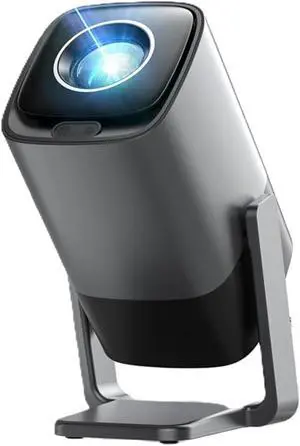 Mini Smart Projector with WiFi and Bluetooth for Home Cinema Silver 4K Support Dolby Audio Real-time Focus 210 Rotatable Stand Mini Smart Projector with WiFi and Bluetooth for Home Cinema Silver 4K Support Dolby Audio Real-time Focus 210 Rotatable Stand