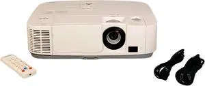 NEC P401W 3LCD Projector 4000 ANSI HD 1080i HDMI x 2 16:10 (WXGA) LAN, Bundle Remote Control Power Cord HDMI Cable NEC P401W 3LCD Projector 4000 ANSI HD 1080i HDMI x 2 16:10 (WXGA) LAN, Bundle Remote Control Power Cord HDMI Cable