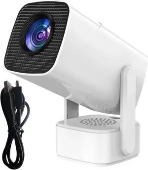 Mini Projector, P30MAX 4K Portable Projector with Electric Focus, WiFi 6, Android 13, 5G Wireless, 270° Rotation, Supports Power Bank, White, 9.2 x 3.7 in / 23.3 x 9.4 cm Mini Projector, P30MAX 4K Portable Projector with Electric Focus, WiFi 6, Android 13, 5G Wireless, 270° Rotation, Supports Power Bank, White, 9.2 x 3.7 in / 23.3 x 9.4 cm