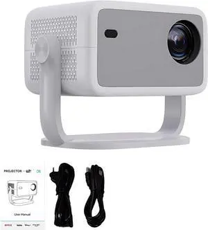 4K Projector, Native 1080P, 650 ANSI Lumens, AI Voice Control, Built-in OS, Electric Focus, Auto Keystone, WiFi 6, FCC & Netflix Certified, 2.4G+5G, 8.7 x 5.9 x 6.9 in 4K Projector, Native 1080P, 650 ANSI Lumens, AI Voice Control, Built-in OS, Electric Focus, Auto Keystone, WiFi 6, FCC & Netflix Certified, 2.4G+5G, 8.7 x 5.9 x 6.9 in