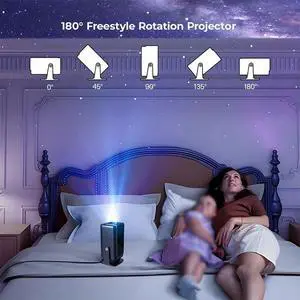 High Definition Portable 1080P Multi Screen Home Bedroom Outdoor Projector High Definition Portable 1080P Multi Screen Home Bedroom Outdoor Projector