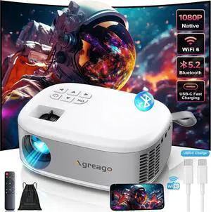 15000 Lumens Outdoor Movie Projector - Native 1080P HD Portable Projector with WiFi 6/Bluetooth 5.2, Compatible with iPhone, Android, Fire Stick, PS5, Xbox(USB-C Cable) ±15° Keystone 15000 Lumens Outdoor Movie Projector - Native 1080P HD Portable Projector with WiFi 6/Bluetooth 5.2, Compatible with iPhone, Android, Fire Stick, PS5, Xbox(USB-C Cable) ±15° Keystone