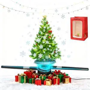 Ventilador De Holograma 3D, 3D Hologram Fan Christmas, Holoscreen, 16.5in Wifi 3D Projector with 224 LED Lights Beads Ventilador De Holograma 3D, 3D Hologram Fan Christmas, Holoscreen, 16.5in Wifi 3D Projector with 224 LED Lights Beads