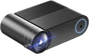 TOEWOE Mini Projector, Full HD 1080P Supported Portable Video Projector, Home Movie Projector, Compatible with HDMI, VGA, USB, AV, Laptop, Smartphone, Black TOEWOE Mini Projector, Full HD 1080P Supported Portable Video Projector, Home Movie Projector, Compatible with HDMI, VGA, USB, AV, Laptop, Smartphone, Black