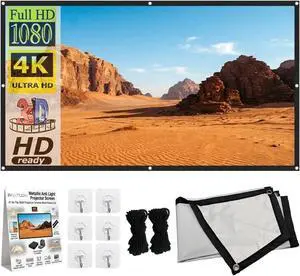 Metallic Anti Light Projector Screen Outdoor 4k HD 16:9 Projection Screen Indoor Portable Foldable Ambient Light Rejecting Daytime Wall Mount Wrinkle-Free Fast Setup for Home Theater (Thick#2, 84in) Metallic Anti Light Projector Screen Outdoor 4k HD 16:9 Projection Screen Indoor Portable Foldable Ambient Light Rejecting Daytime Wall Mount Wrinkle-Free Fast Setup for Home Theater (Thick#2, 84in)