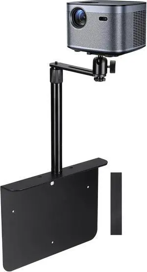 MECCANIXITY Plug-in Bed Sofa Projector Stand, No-Drill 1/4" Screw Bedside Projector Bracket Mount Length 80mm / 3.15" 6kg Load Capacity Invisible Installation for Desktop Home, Black MECCANIXITY Plug-in Bed Sofa Projector Stand, No-Drill 1/4" Screw Bedside Projector Bracket Mount Length 80mm / 3.15" 6kg Load Capacity Invisible Installation for Desktop Home, Black
