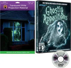 AtmosFearFx Ghostly Apparitions DVD with Reaper Brothers® Rear Projection Screen AtmosFearFx Ghostly Apparitions DVD with Reaper Brothers® Rear Projection Screen