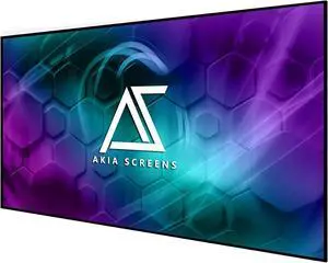 Akia Screens 100 Inch Edge Free Fixed Frame Projector Screen 16:9 CineWhite UHD-B 1.3 Gain 8K 4K Ultra HD 3D Ready Indoor Home Theater Wall Mount Screen AK-NB100H1 Akia Screens 100 Inch Edge Free Fixed Frame Projector Screen 16:9 CineWhite UHD-B 1.3 Gain 8K 4K Ultra HD 3D Ready Indoor Home Theater Wall Mount Screen AK-NB100H1