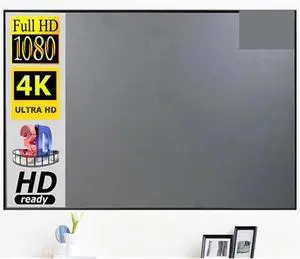 Projector Screen, Projector Screen 60-133 Inch Metal Grey 16:9 Anti-Light Foldable Portable Projection Screen for Home Party Classroom,T-133 inch Projector Screen, Projector Screen 60-133 Inch Metal Grey 16:9 Anti-Light Foldable Portable Projection Screen for Home Party Classroom,T-133 inch