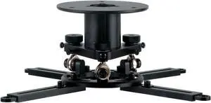 Projector Ceiling Mount, Low Profile 5", 55lbs Max, Black, LC1212 Projector Ceiling Mount, Low Profile 5", 55lbs Max, Black, LC1212