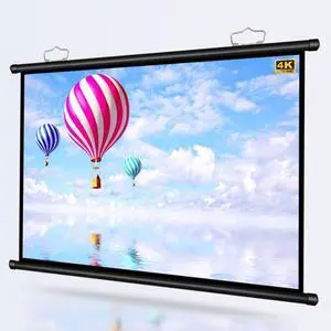 40" 50" 60" Projection Screen Manual Pull Down Projector Screen Wall Mounted Home Theater Movie Screen for Indoor Outdoor, HD 4K Anti-Crease(60 Inch (4:3)) 40" 50" 60" Projection Screen Manual Pull Down Projector Screen Wall Mounted Home Theater Movie Screen for Indoor Outdoor, HD 4K Anti-Crease(60 Inch (4:3))