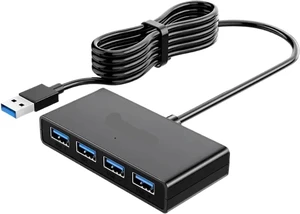 4 Port USB 3 Splitter HUB with m;ic/ro Power Multiple High Speed OTG Adapter for Computer Accessories(Black 150 CM) 4 Port USB 3 Splitter HUB with m;ic/ro Power Multiple High Speed OTG Adapter for Computer Accessories(Black 150 CM)