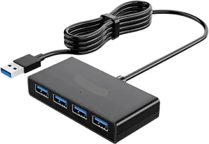 4 Port USB 3 Splitter HUB with m;ic/ro Power Multiple High Speed OTG Adapter for Computer Accessories(Black 100 CM) 4 Port USB 3 Splitter HUB with m;ic/ro Power Multiple High Speed OTG Adapter for Computer Accessories(Black 100 CM)