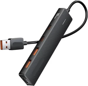 5 in 1 USB 3.2 HUB 10Gbps Splitter Expansion A TY>pe C Multiport Adapter for(USB A 2 3) 5 in 1 USB 3.2 HUB 10Gbps Splitter Expansion A TY>pe C Multiport Adapter for(USB A 2 3)