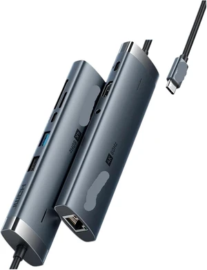 USB C HUB 4K 60Hz TY>pe to HDMI RJ45 Ethernet PD 100W SD TF for PC Sum/sang Tablet 3 Hub(9-in-1 HDMI 4K60Hz) USB C HUB 4K 60Hz TY>pe to HDMI RJ45 Ethernet PD 100W SD TF for PC Sum/sang Tablet 3 Hub(9-in-1 HDMI 4K60Hz)