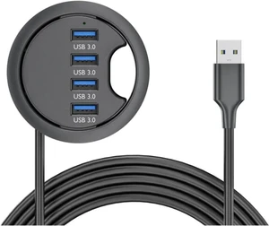 USB HUB 3 Mount in Desk Docking Station with Multi USB 3 Adapter SD/TF Card Reader Headphone Desktop USB Splitter(R002) USB HUB 3 Mount in Desk Docking Station with Multi USB 3 Adapter SD/TF Card Reader Headphone Desktop USB Splitter(R002)