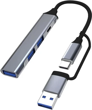 USB C Hub 3, Aluminum 4 in 1 Extender, Splitter with, X 2.0 and Ports Distributor(C to 3 USB-A) USB C Hub 3, Aluminum 4 in 1 Extender, Splitter with, X 2.0 and Ports Distributor(C to 3 USB-A)