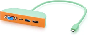 4-in-1 Multiport USB C Hub, with RS232 DB9, 4K@60Hz HDMI, 10Gbps USB-C & USB-A Data Ports, for Laptop, Industrial, Office (0.3M) 4-in-1 Multiport USB C Hub, with RS232 DB9, 4K@60Hz HDMI, 10Gbps USB-C & USB-A Data Ports, for Laptop, Industrial, Office (0.3M)