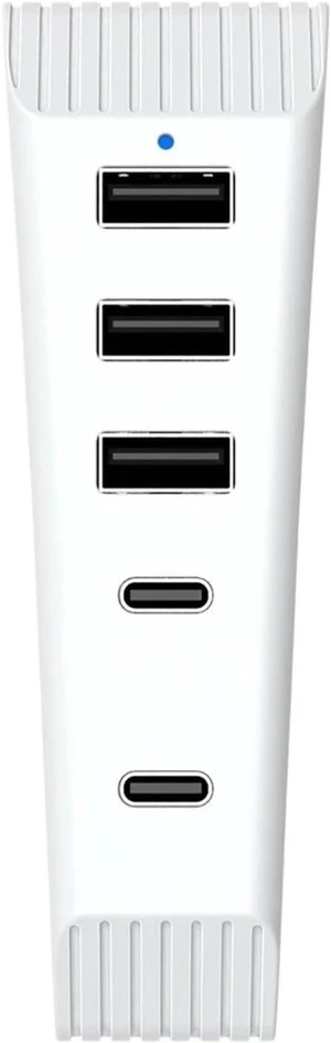 1PCS 5 in 1 USB Hub High-Speed Extra USB Port Extender with 3USB 1 Type C Port 1Type-C 3.1 for Game Console(White) 1PCS 5 in 1 USB Hub High-Speed Extra USB Port Extender with 3USB 1 Type C Port 1Type-C 3.1 for Game Console(White)