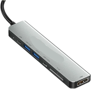 11 in 1 USB C HUB 4K 30HZ TY>pe Docking Station for Air Pro Adapter Splitter for Laptops HDMI-Compatible RJ45(Grey 7 in 1 HUB) 11 in 1 USB C HUB 4K 30HZ TY>pe Docking Station for Air Pro Adapter Splitter for Laptops HDMI-Compatible RJ45(Grey 7 in 1 HUB)