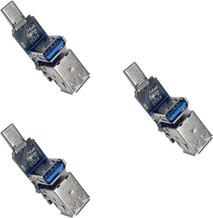 USB Type C Expansion Hub: 3-Port Design For Storage Keyboards Compatible Type C To USB Splitter Module USB Type C Expansion Hub: 3-Port Design For Storage Keyboards Compatible Type C To USB Splitter Module