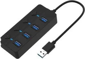 USB 3.0 Power Adapter 4/7 Port Multi USB Splitter Hub USB Hub 2.0 USB Multiple Expander Switch 30CM Cable Hub Docking Stations(Black-3.0-4 Ports) USB 3.0 Power Adapter 4/7 Port Multi USB Splitter Hub USB Hub 2.0 USB Multiple Expander Switch 30CM Cable Hub Docking Stations(Black-3.0-4 Ports)