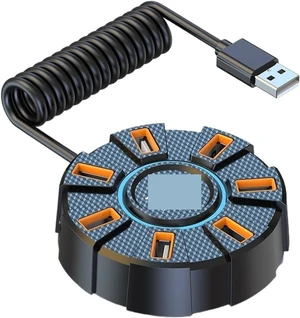 Hub USB 2.0 5Gbps 7/10Ports USB Multi Splitter Adapter Laptop Computer Accessories Hubs Multiple Expander(10 Ports Black 0.6m) Hub USB 2.0 5Gbps 7/10Ports USB Multi Splitter Adapter Laptop Computer Accessories Hubs Multiple Expander(10 Ports Black 0.6m)
