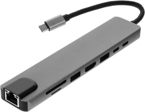 SEWACC Type C USB Hub Docking Station with Display Pd Charging Gigabit Ethernet and Multiple USB Ports SEWACC Type C USB Hub Docking Station with Display Pd Charging Gigabit Ethernet and Multiple USB Ports