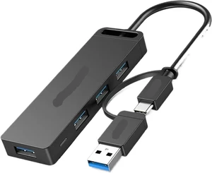 4-Port USB HUB 3 2.0 Ultra Slim Data Hub TY>pe C for, Pro/mini, I>(CHTBB) 4-Port USB HUB 3 2.0 Ultra Slim Data Hub TY>pe C for, Pro/mini, I>(CHTBB)