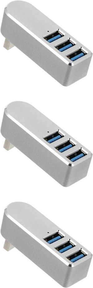 jojofuny 3pcs Port USB Hub for Laptop Swiveling USB Connector Splitter Data Dock for Expansion Transfer jojofuny 3pcs Port USB Hub for Laptop Swiveling USB Connector Splitter Data Dock for Expansion Transfer