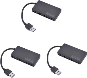 HEMOTON 3pcs Ports USB Hub USB Splitter Adapter for Computer Laptop Device Connector HEMOTON 3pcs Ports USB Hub USB Splitter Adapter for Computer Laptop Device Connector