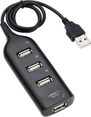 Hi-Speed Hub Adapter USB Hub Mini USB 2.0 4-Port Splitter for PC Laptop Notebook Receiver Computer Peripherals Accessories Hi-Speed Hub Adapter USB Hub Mini USB 2.0 4-Port Splitter for PC Laptop Notebook Receiver Computer Peripherals Accessories
