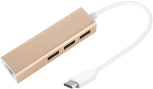 2 USB3.0 Network Card 100M with Cable 3-Port HUB hub (Size : Type c3.0 Gigabit Gold) 2 USB3.0 Network Card 100M with Cable 3-Port HUB hub (Size : Type c3.0 Gigabit Gold)