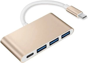 2 Type-A one-to-Four adapters Type-C adapters (Size : Golden) 2 Type-A one-to-Four adapters Type-C adapters (Size : Golden)