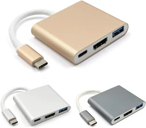 2 Type C to HDMI Converter Hubs (Color : Grey1) 2 Type C to HDMI Converter Hubs (Color : Grey1)