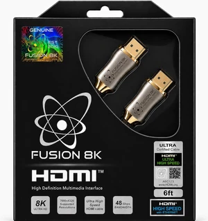 Fusion8K Certified HDMI 2.1 Cable 48Gbps 6 Feet - 10K 8K@60Hz 4K@120Hz 144Hz | eARC HDR10 Dolby Vision HDCP 2.3 | Braided Cord for PS5, Xbox Series X, Apple TV 4K, Roku, OLED TV Fusion8K Certified HDMI 2.1 Cable 48Gbps 6 Feet - 10K 8K@60Hz 4K@120Hz 144Hz | eARC HDR10 Dolby Vision HDCP 2.3 | Braided Cord for PS5, Xbox Series X, Apple TV 4K, Roku, OLED TV
