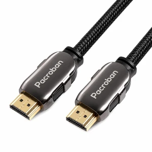 Pacroban - 8K HDMI 2.1 Cable (6ft) 48Gbps Ultra High Speed Cable CL3 Rated in-Wall Safe, 10K 5K 4K 1080p at 120Hz 60Hz - Supports Dynamic HDR, HDCP, Dolby Vision, Dolby Atmos, Ethernet Pacroban - 8K HDMI 2.1 Cable (6ft) 48Gbps Ultra High Speed Cable CL3 Rated in-Wall Safe, 10K 5K 4K 1080p at 120Hz 60Hz - Supports Dynamic HDR, HDCP, Dolby Vision, Dolby Atmos, Ethernet