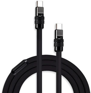 chubbycable Black Chubby Black Samurai Edition 240W USB C Cable Fast Charging Cable Durable Silicone Charger Cord Compatible with iPhone 17-15 Series iPad MacBook Airpods, Type C to Type C, 1.64FT chubbycable Black Chubby Black Samurai Edition 240W USB C Cable Fast Charging Cable Durable Silicone Charger Cord Compatible with iPhone 17-15 Series iPad MacBook Airpods, Type C to Type C, 1.64FT