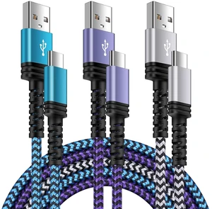 3Pack 10FT Samsung Fast Charging Cable USB Type C Long Phone Charger Cord for Samsung Galaxy A17 A16 5G S25 Ultra S24FE A56 A15 A35 A54 S23,Moto G Stylus 5G 2025 Edge/Razr+ 2025,iPhone 16 15,Pixel10 9 3Pack 10FT Samsung Fast Charging Cable USB Type C Long Phone Charger Cord for Samsung Galaxy A17 A16 5G S25 Ultra S24FE A56 A15 A35 A54 S23,Moto G Stylus 5G 2025 Edge/Razr+ 2025,iPhone 16 15,Pixel10 9