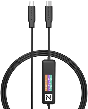 ChargerLAB Power-Z AK001 Multi-Function 240W USB PD Charging Test Cable with Color Display Compatible with USB-C Devices (1.5M/5FT) ChargerLAB Power-Z AK001 Multi-Function 240W USB PD Charging Test Cable with Color Display Compatible with USB-C Devices (1.5M/5FT)
