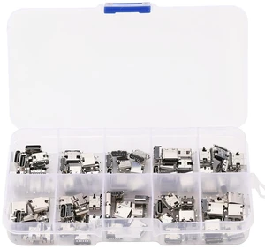 100Pcs 10Models Type-C USB 3.1 Charging Dock Connectors Mix 6Pin and 16Pin Use for Mobile Phone and Other Product Repair Kits 100Pcs 10Models Type-C USB 3.1 Charging Dock Connectors Mix 6Pin and 16Pin Use for Mobile Phone and Other Product Repair Kits